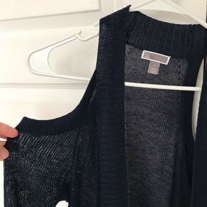 Chelsea 28 Nordstrom Cold shoulder openknit cardi